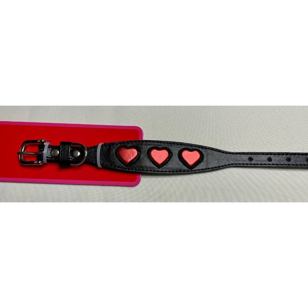Dog Collar Valentines Heart Design